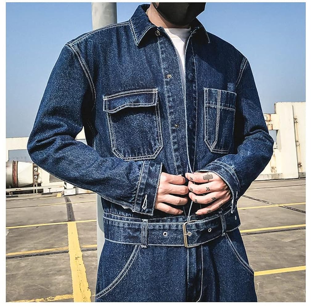 ジャケット・アウター STRUM DENIM SINGLE RIDERS COVERALLS &Sons Churchill Coveralls Dark Denim | &SONS Trading Co